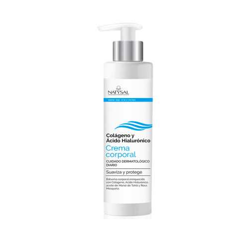 Crema Corporal Colágeno y Acido Hialurónico 300 ml. Natysal