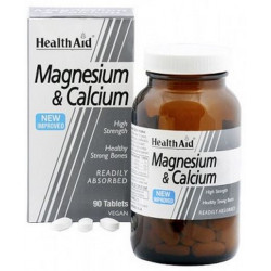 Magnesio + Calcio 90 comp. HealthAid